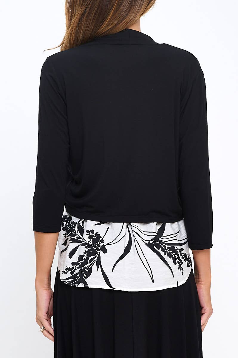 Macie Open Front Bolero Cardigan