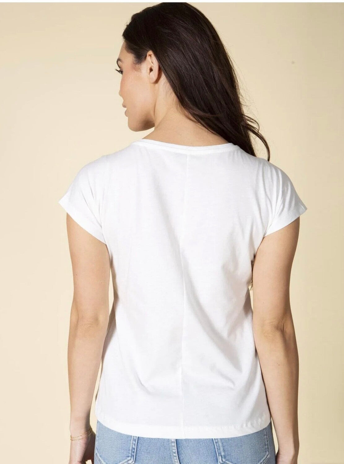 Boho Chic Graphic Tee ~ White
