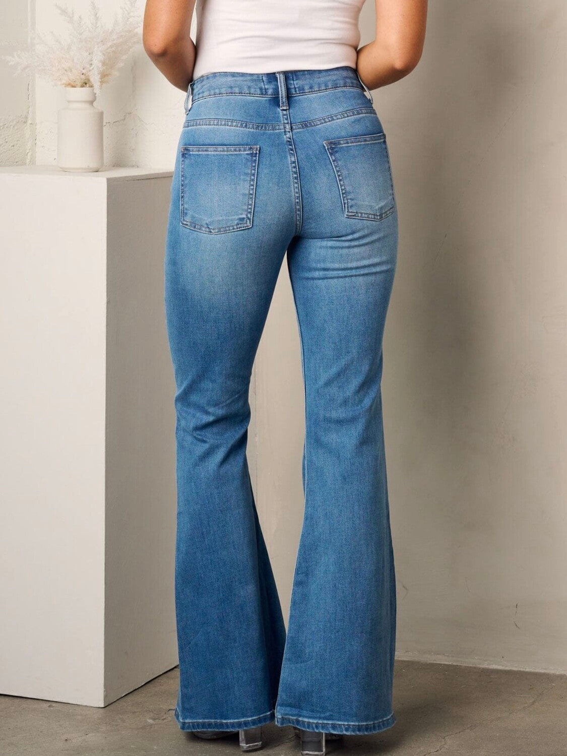 Gianna Bell Bottom Jeans ~ Denim
