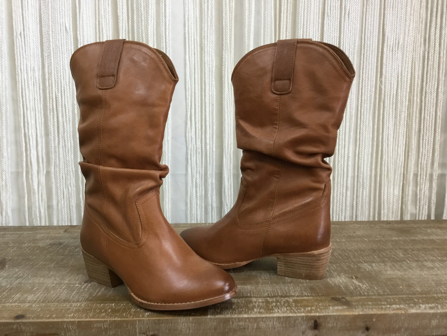 Naughty Monkey Shavano Slouch Boot ~ Tan
