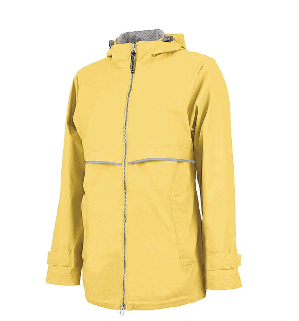 Charles River New Englander Rain Jacket ~ Buttercup