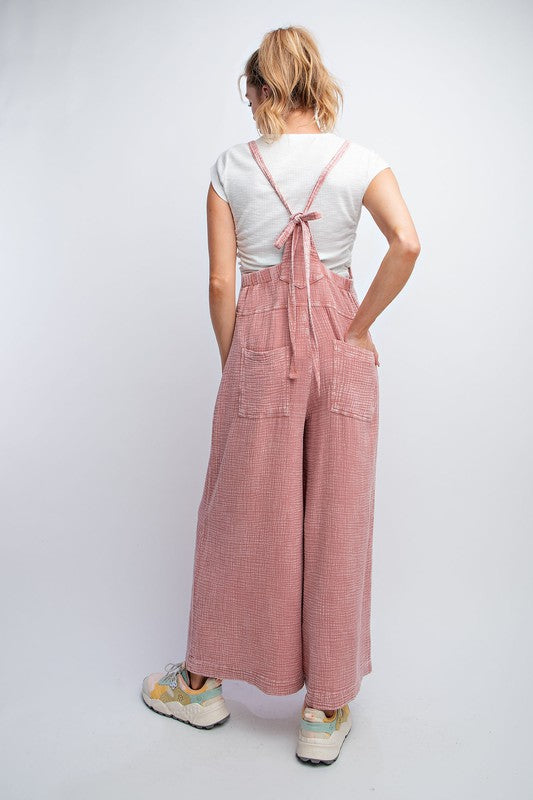 Dahlia Mineral Washed Jumpsuit