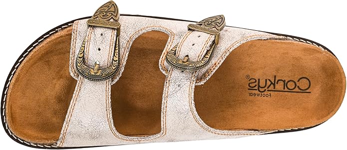 Corky's "Atta Girl" Sandal ~ Cream Crackle