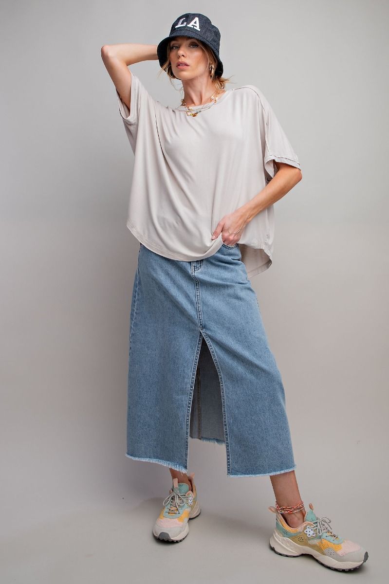 Liliana Loose Fit Top ~Eggshell