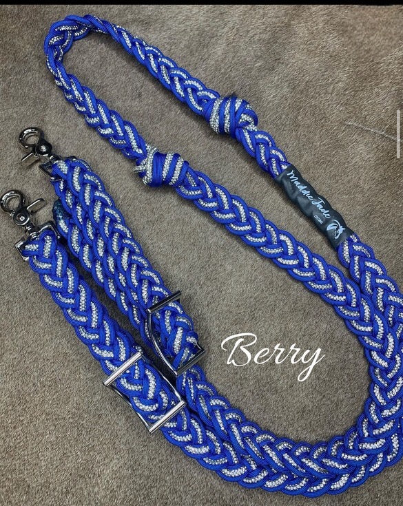 Diamond Barrel Reins