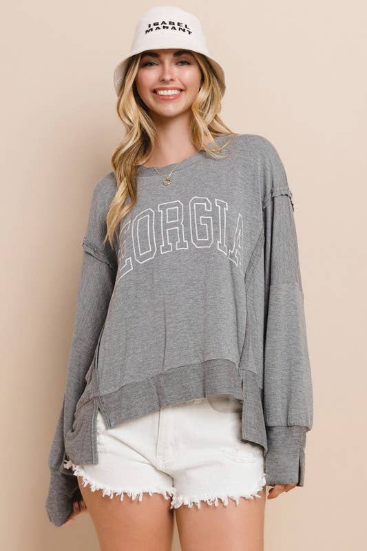 GEORGIA Baby Soft French Terry Pullover