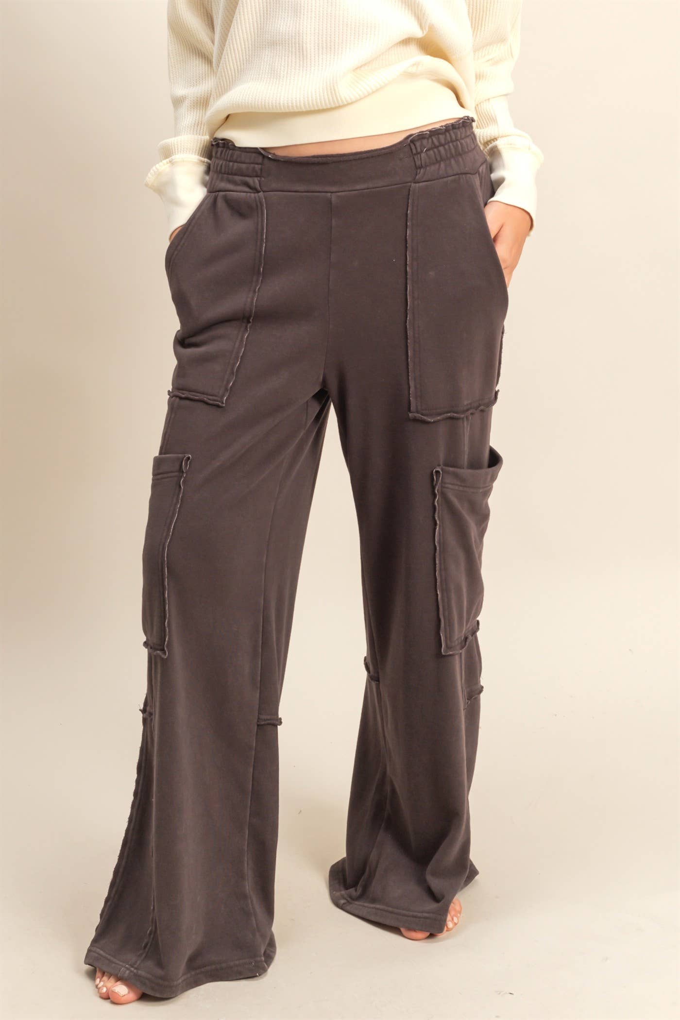 Millie Mineral Washed Cargo Pants