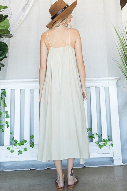 Magnolia Cami Maxi Dress ~ Beige