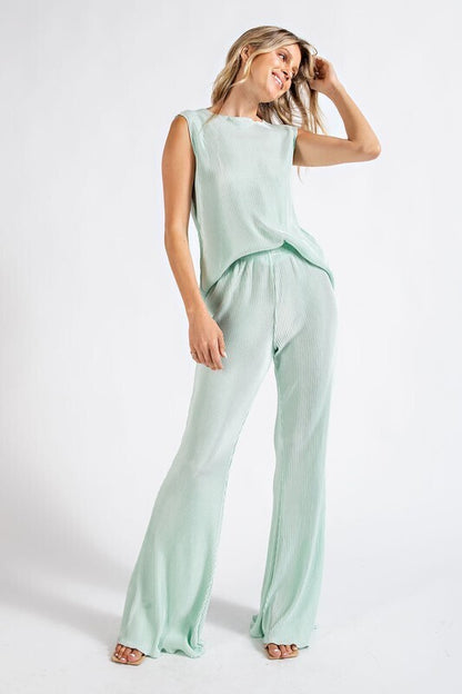 Peyton Pleated Pants ~ Mint