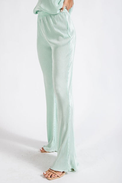 Peyton Pleated Pants ~ Mint