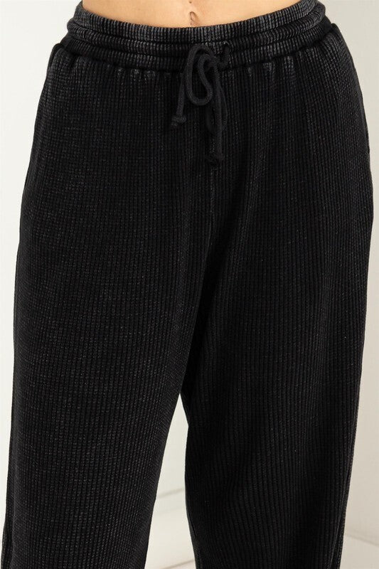 Haven Draw String Pants ~ Vintage Black