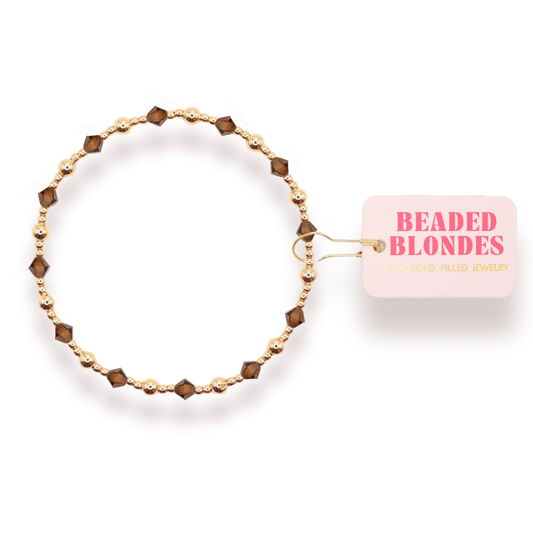 Cocoa Brown June Bracelet