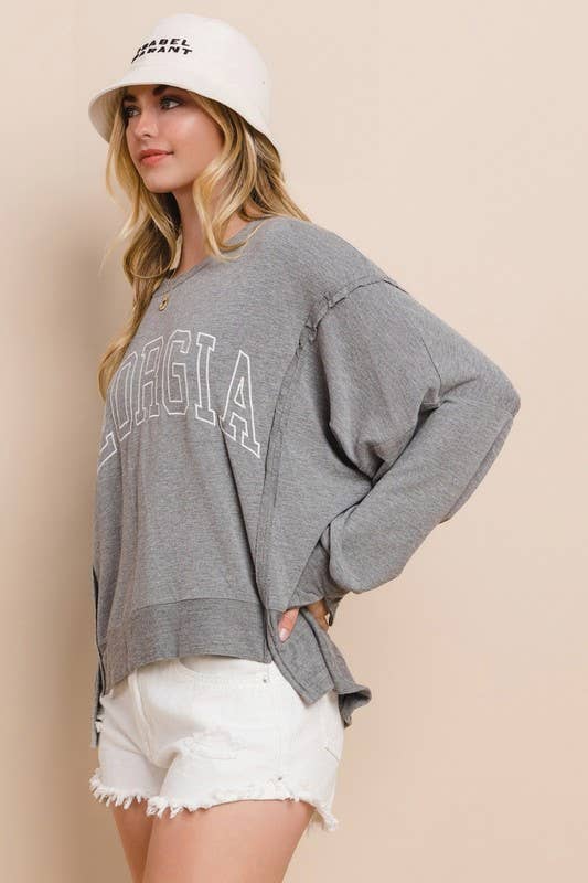 GEORGIA Baby Soft French Terry Pullover