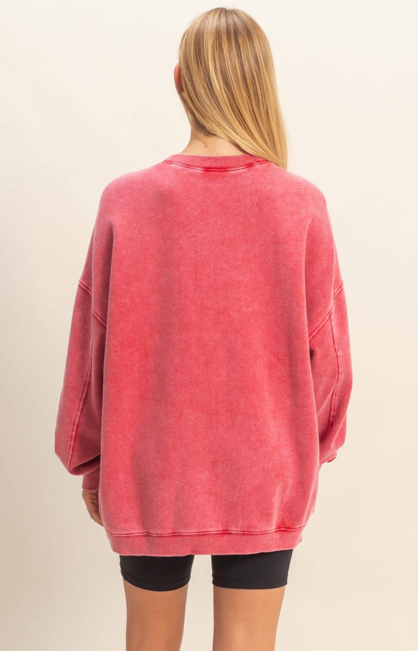 Ashlyn Oversized Crew Neck Pullover