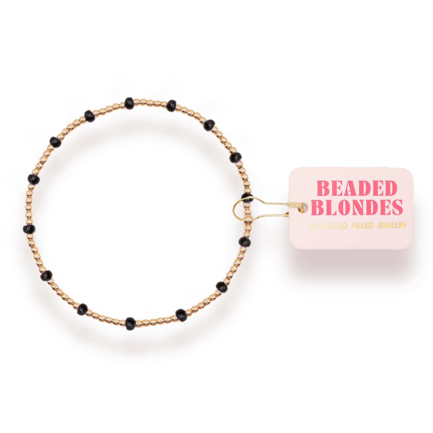 Black Dainty Poppi Bracelet