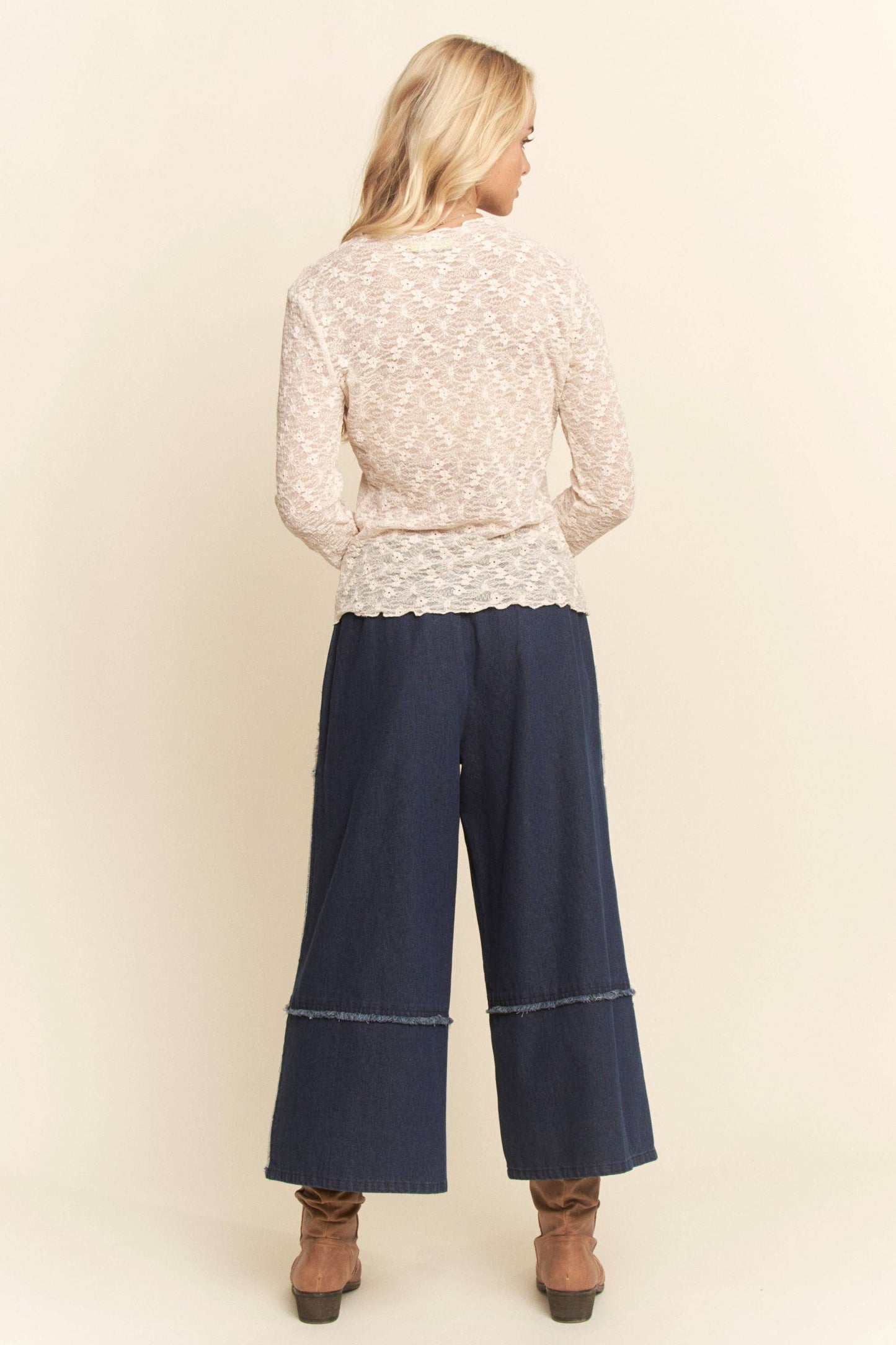 Maddie Mesh Layering Top ~ Natural