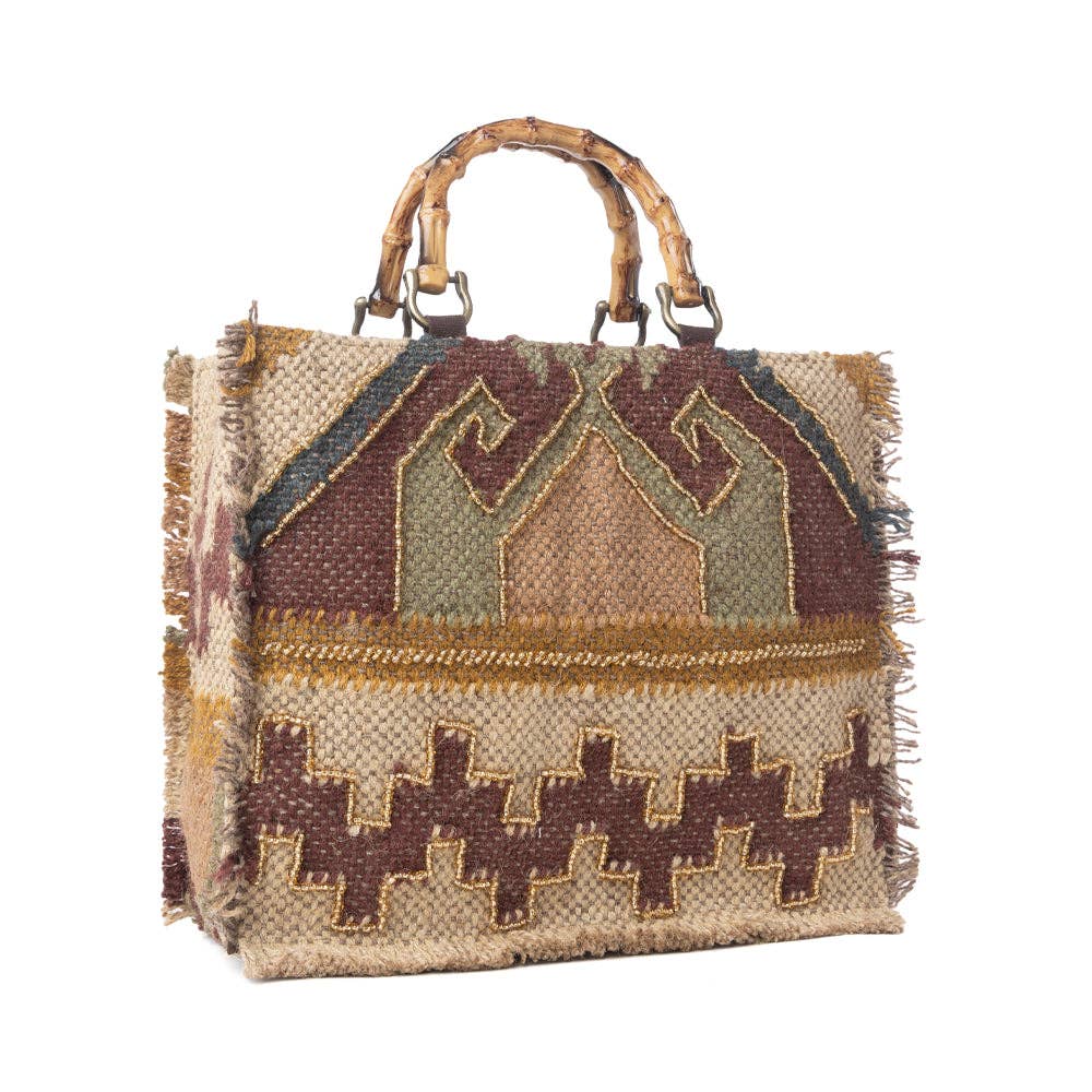 Desert Loom Jute Tote Bag