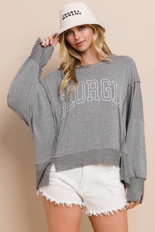 GEORGIA Baby Soft French Terry Pullover