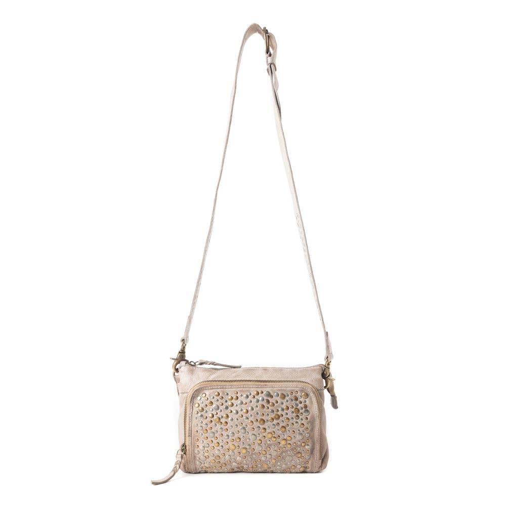 Mossveil Studded Leather Bag