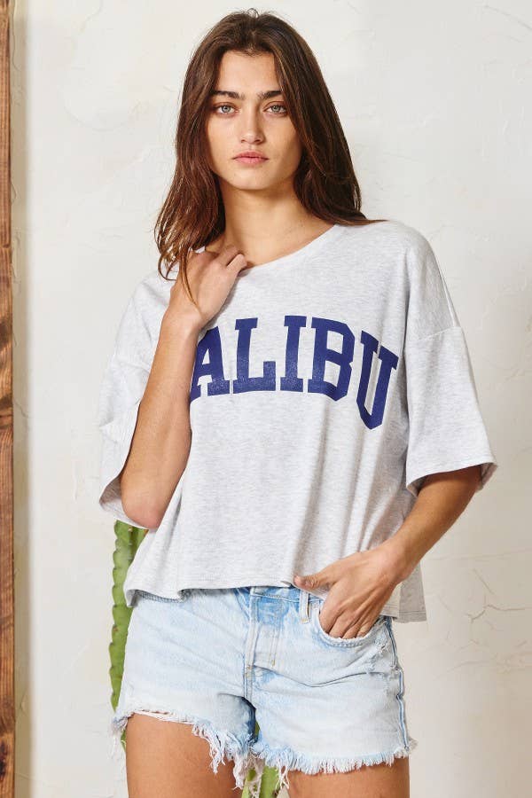 MALIBU Graphic Tee ~ White