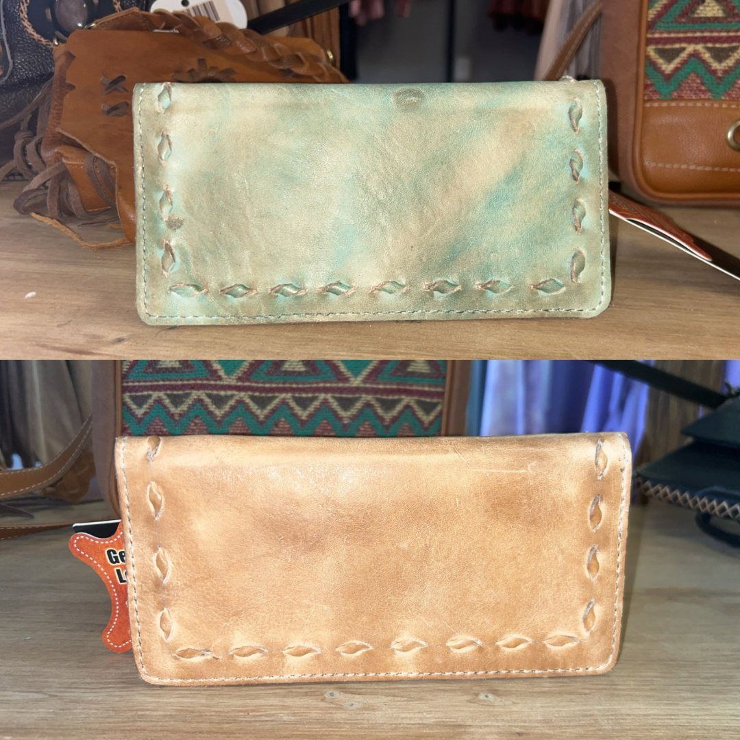 Hand Dyed Leather Wallet