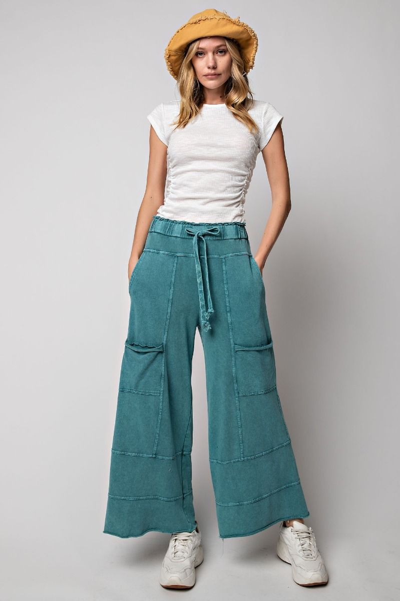 Camila Mineral Wash Pull On Pants