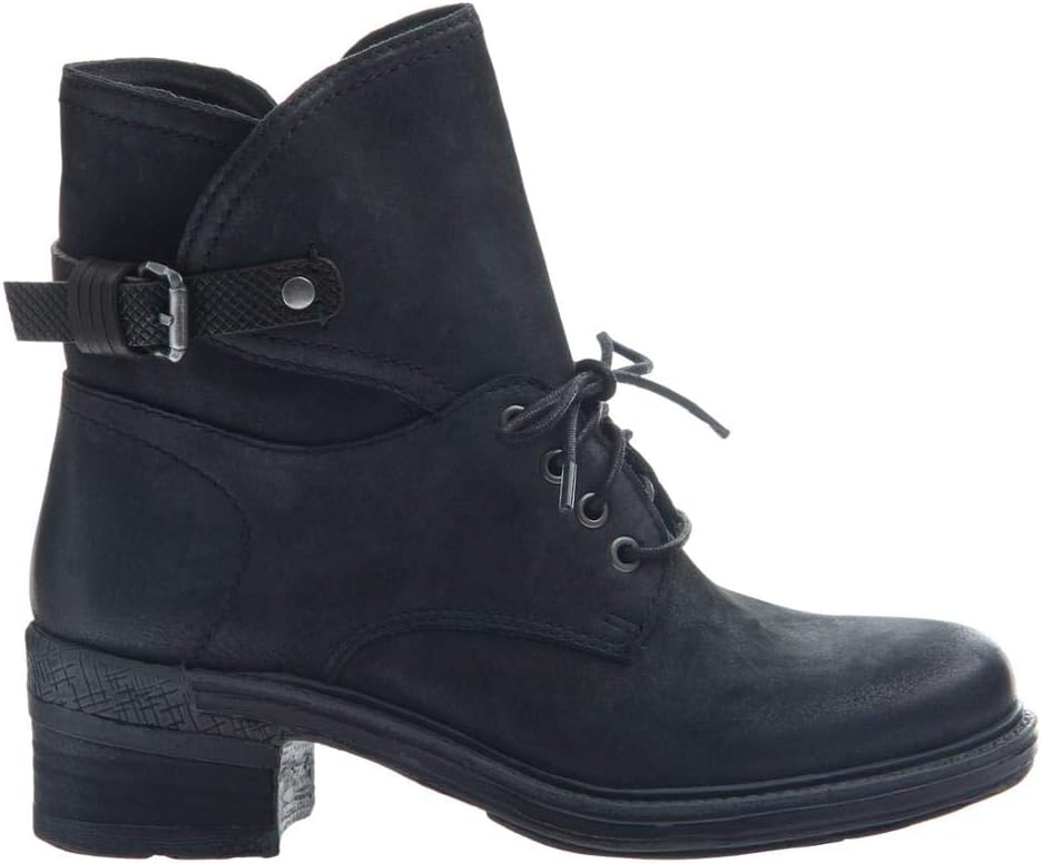 OTBT Gallivant Leather Combat Boots ~ Black