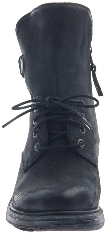 OTBT Gallivant Leather Combat Boots ~ Black