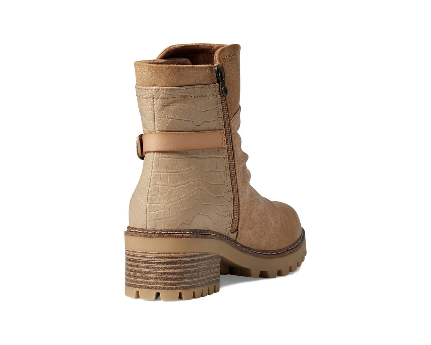 Blowfish Lynxi Strap & Buckle Detail Boot ~ Cashew