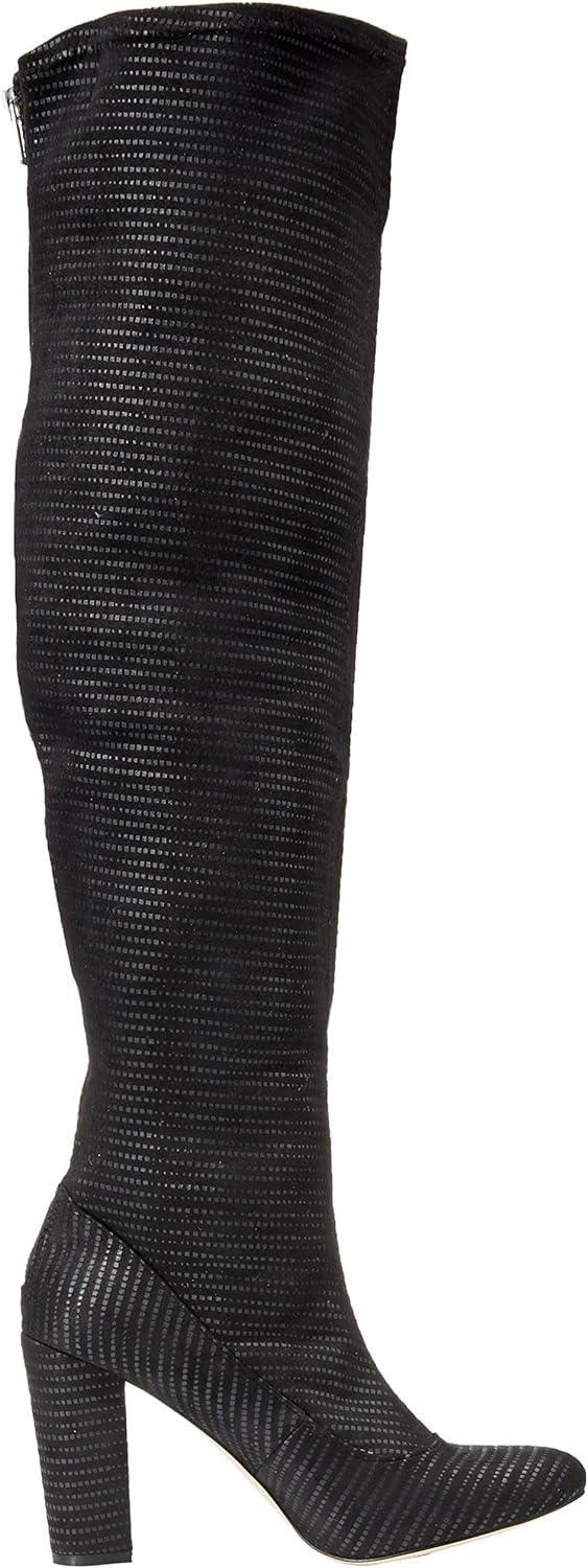 Nicole Ricci Over The Knee Boot ~ Black