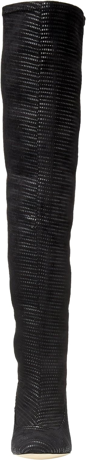 Nicole Ricci Over The Knee Boot ~ Black