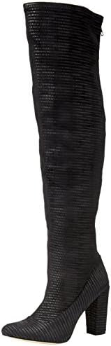 Nicole Ricci Over The Knee Boot ~ Black