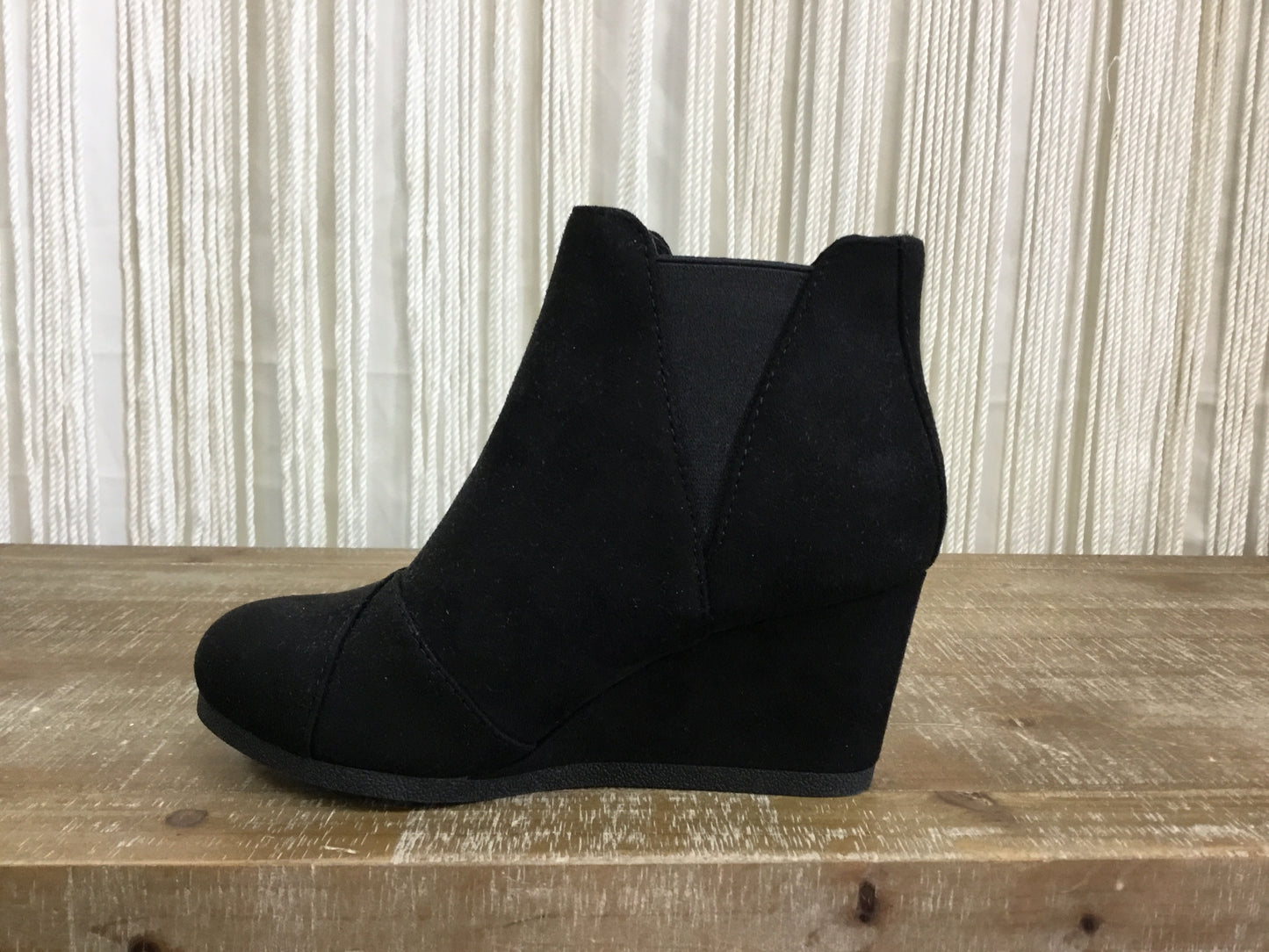 Tory Wedge Bootie ~ Black