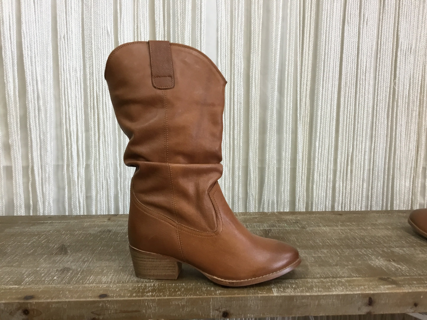 Naughty Monkey Shavano Slouch Boot ~ Tan