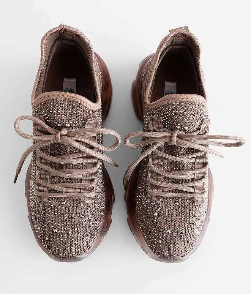 Hella Sparkle Sneakers ~ Taupe