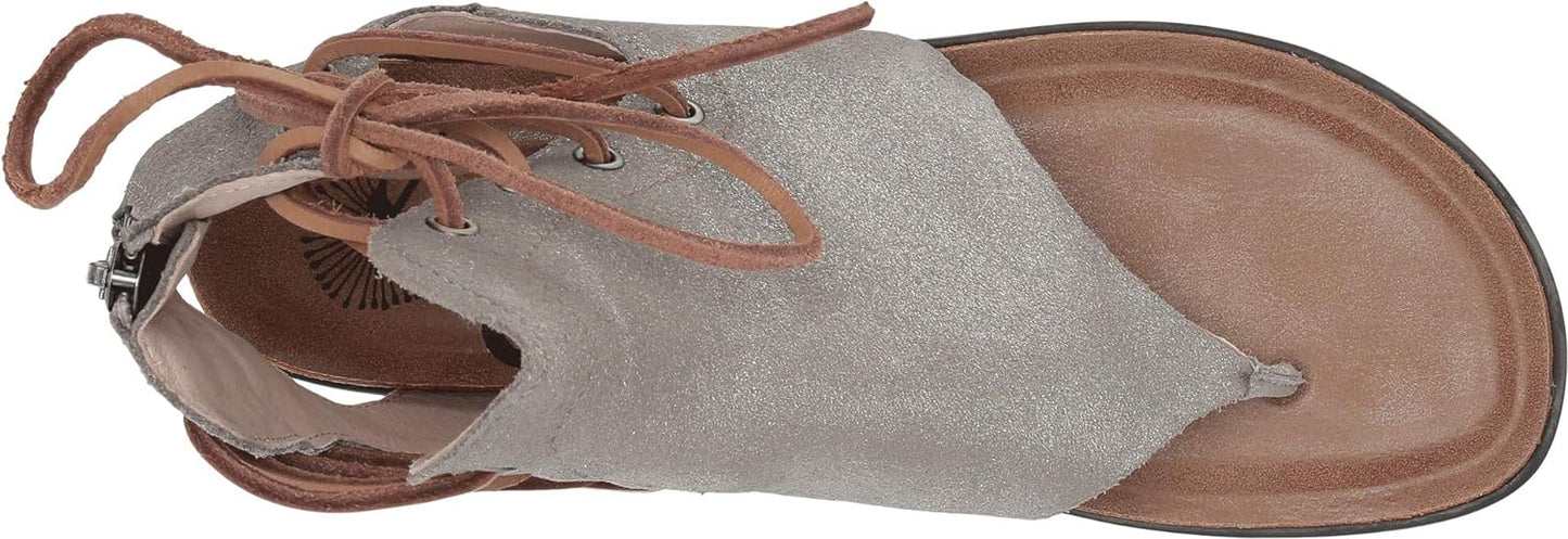 OTBT Locate Flat Sandal ~ Grey Silver