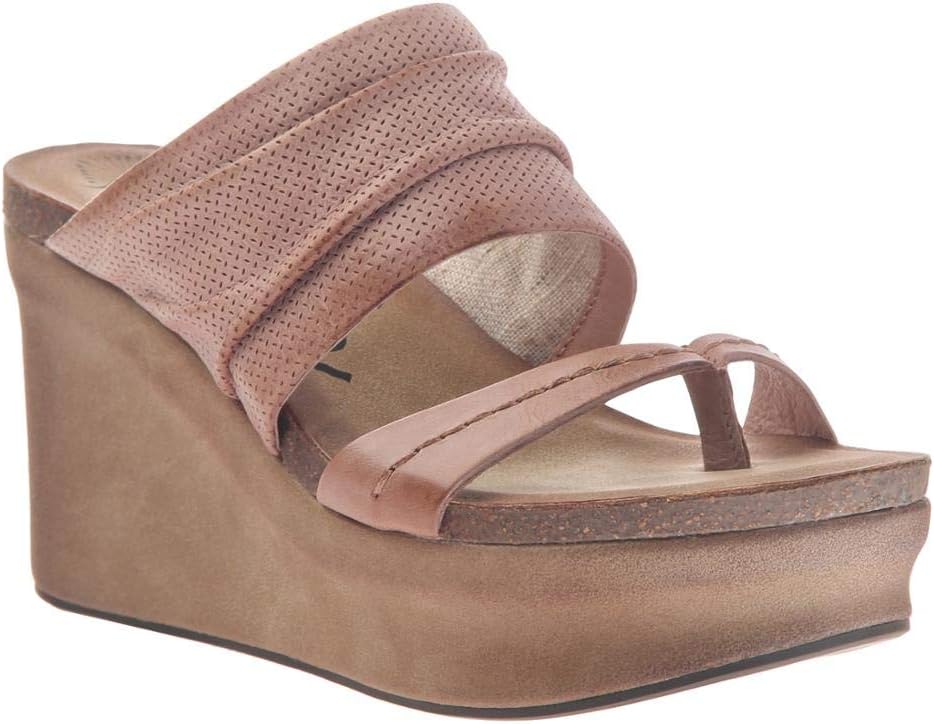 OTBT Tailgate Wedge Sandal ~ Warm Pink