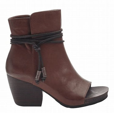 OTBT Vagabond Open Toe Bootie ~ Oak