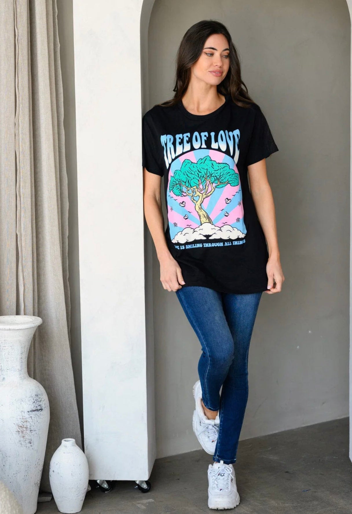 TREE OF LOVE Graphic Tee ~ Black