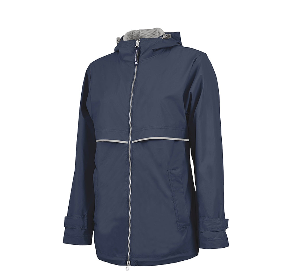 Charles River New Englander Rain Jacket ~ Navy