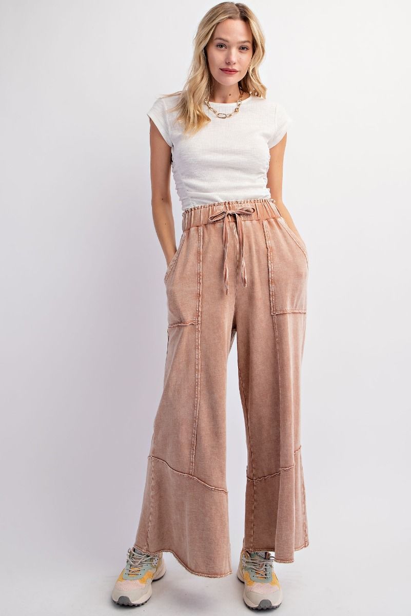 Camila Mineral Wash Pull On Pants