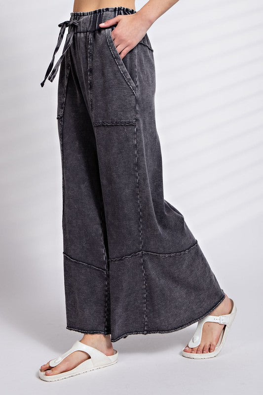 Avery Comfy Pull On Pants ~ Ash