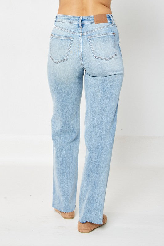 Rigid Magic 90’s Destroy Straight Leg Jeans ~  Denim