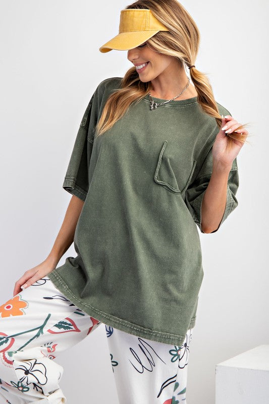 Tory Loose Fit Top ~ Juniper Green