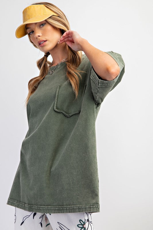 Tory Loose Fit Top ~ Juniper Green