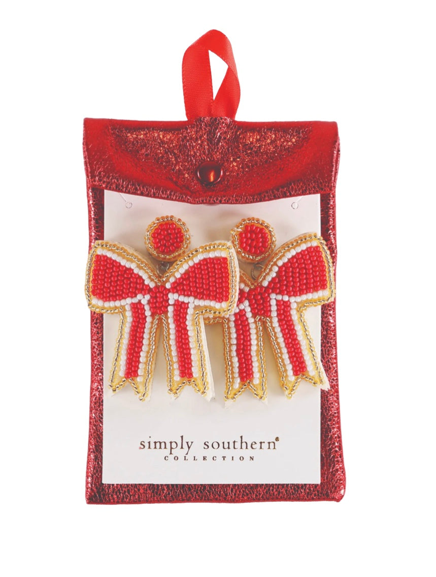 Simply Southern Beaded Christmas Earrings