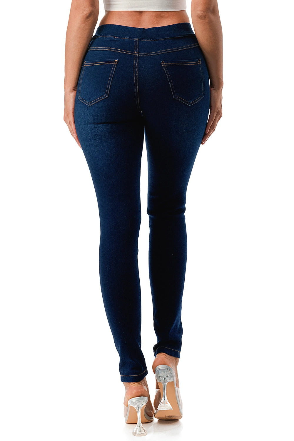 Hattie Pull On Skinny Jegging ~ Dark Denim