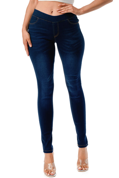 Hattie Pull On Skinny Jegging ~ Dark Denim