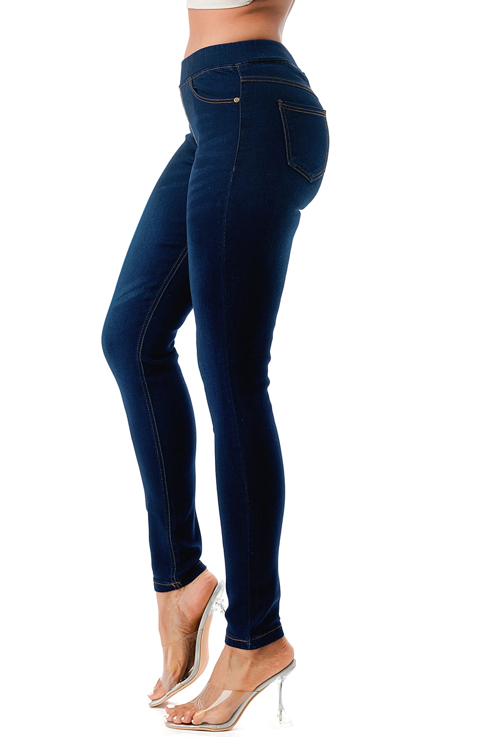 Hattie Pull On Skinny Jegging ~ Dark Denim