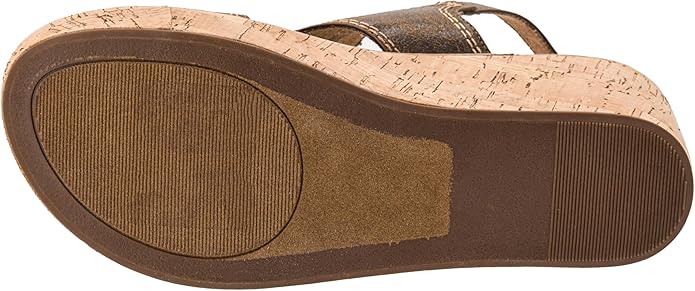 Corky's "Darlin" Western Stitching Wedge ~ Cognac